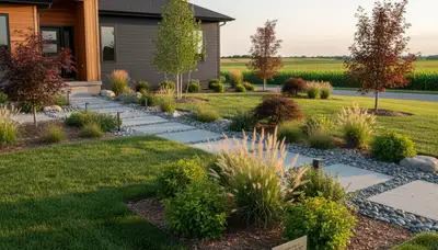 Landscaping service in Des Moines, IA for professional lawn care and yard maintenance