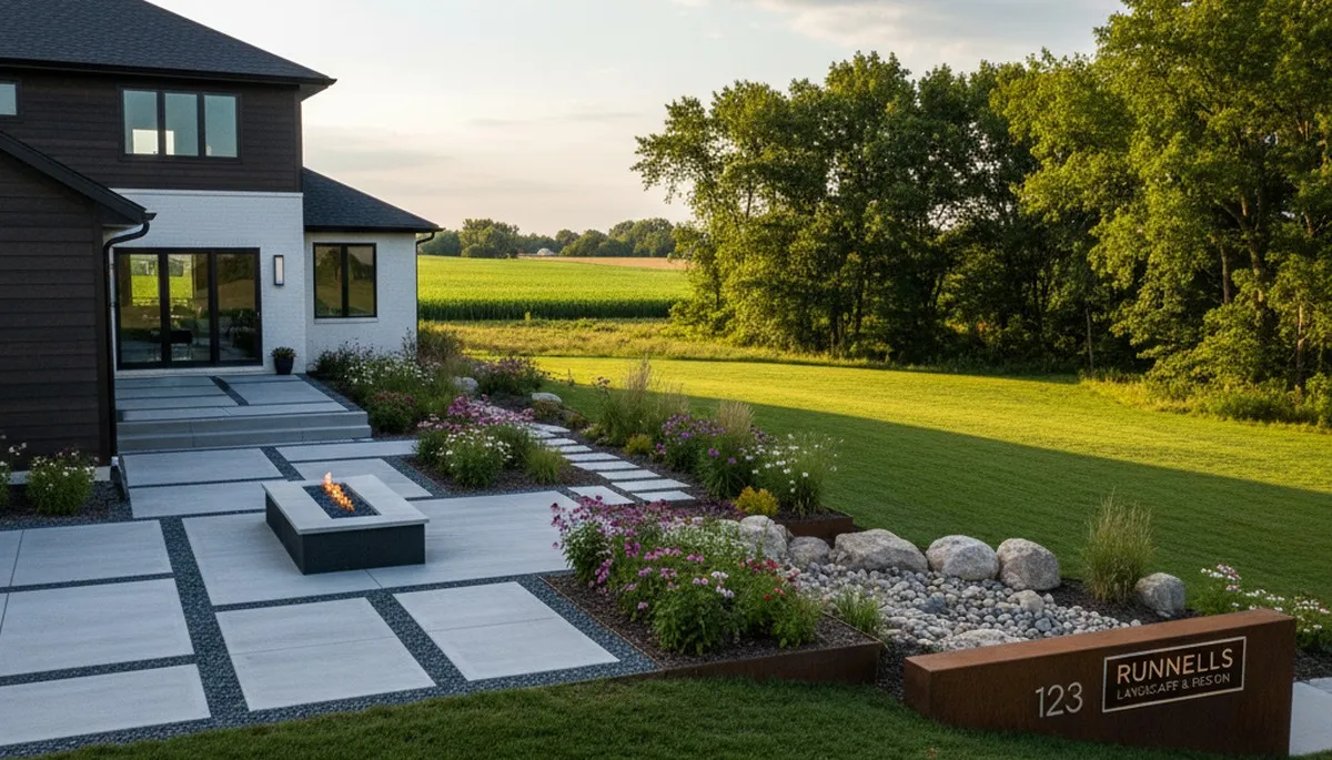 Des Moines, IA landscaping team providing professional lawn care and landscape maintenance
